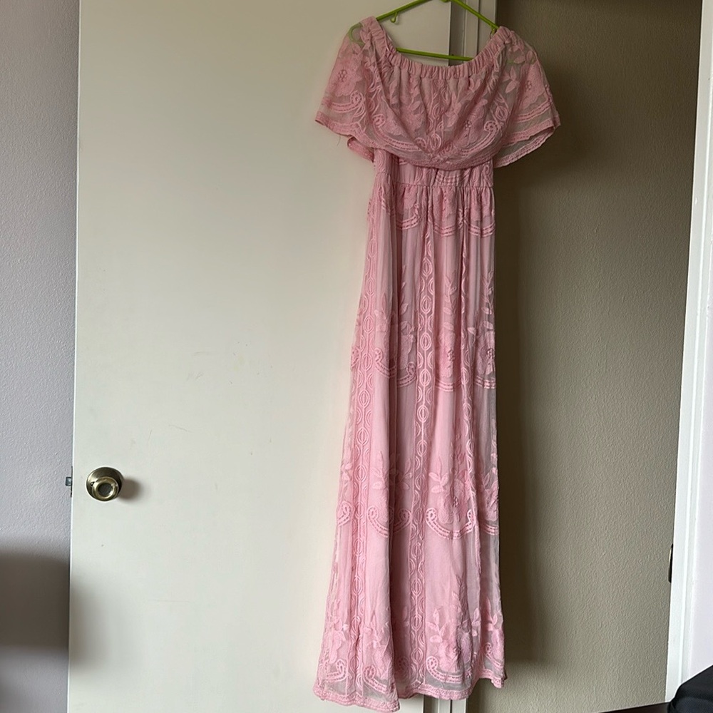 Pink Maxi Dress - Picture 3 of 4